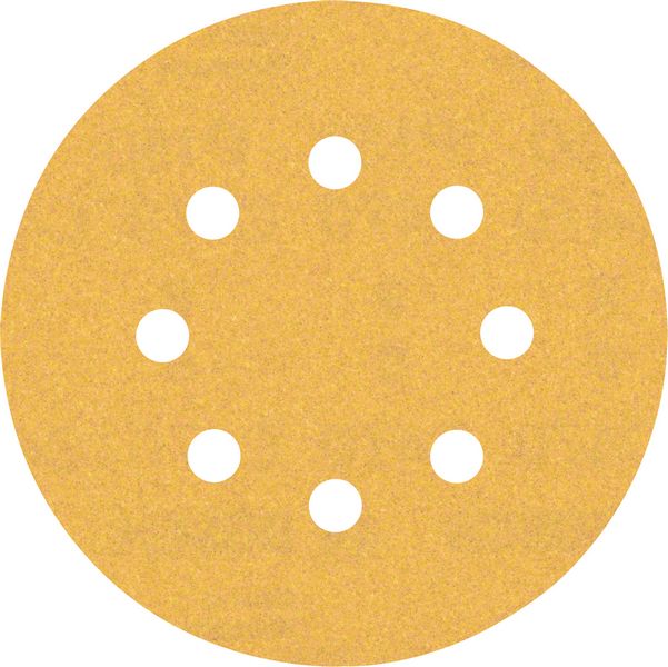 Robert Bosch Power Tools GmbH EXPERT C470 Sandpaper with 8 holes for Random Orbital Sanders 125 mm, G 150 50-pc. For random orbital sanders