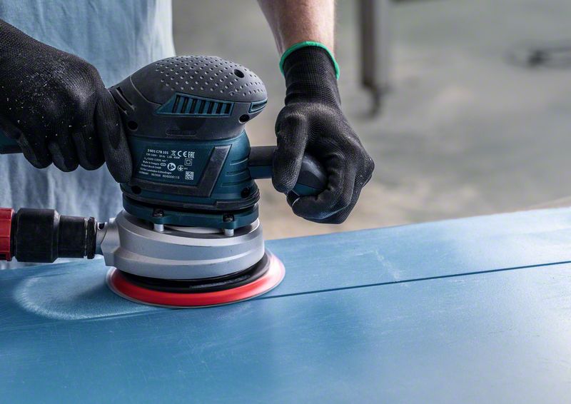 Robert Bosch Power Tools GmbH EXPERT C470 Sandpaper with no holes for Angle Grinders and Drills 125 mm, G 80 50-pc. For rotary drills/drivers - Image 12