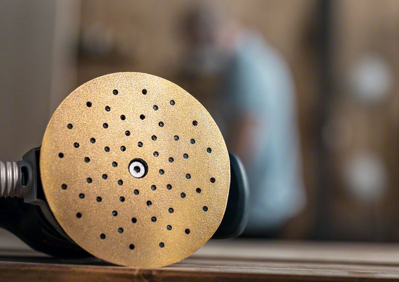 Robert Bosch Power Tools GmbH EXPERT C470 Sandpaper with 8 holes for Random Orbital Sanders 125 mm, G 150 50-pc. For random orbital sanders - Image 14