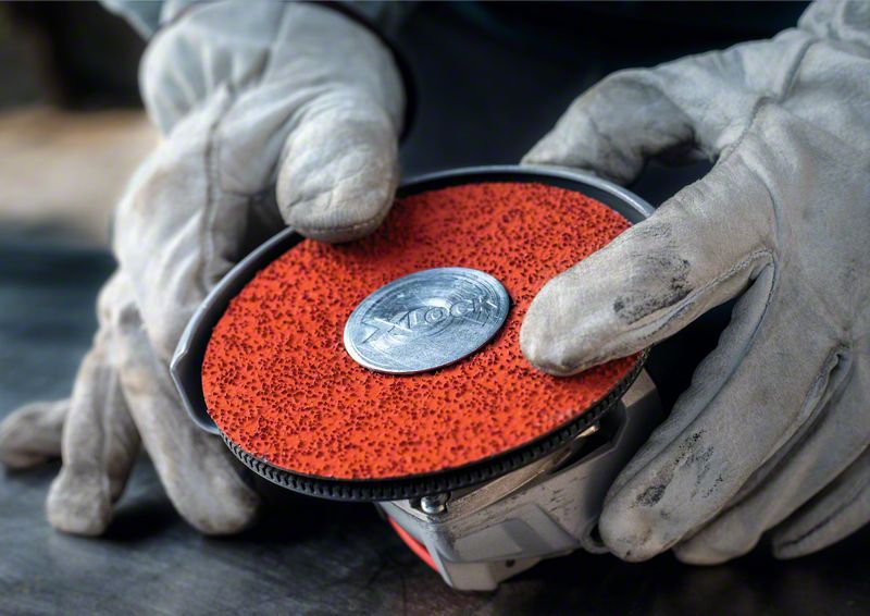 Robert Bosch Power Tools GmbH EXPERT R781 Prisma Ceramic Fibre Disc 180 mm, 22.23 mm, G 80. For large angle grinders with locking nut - Image 15