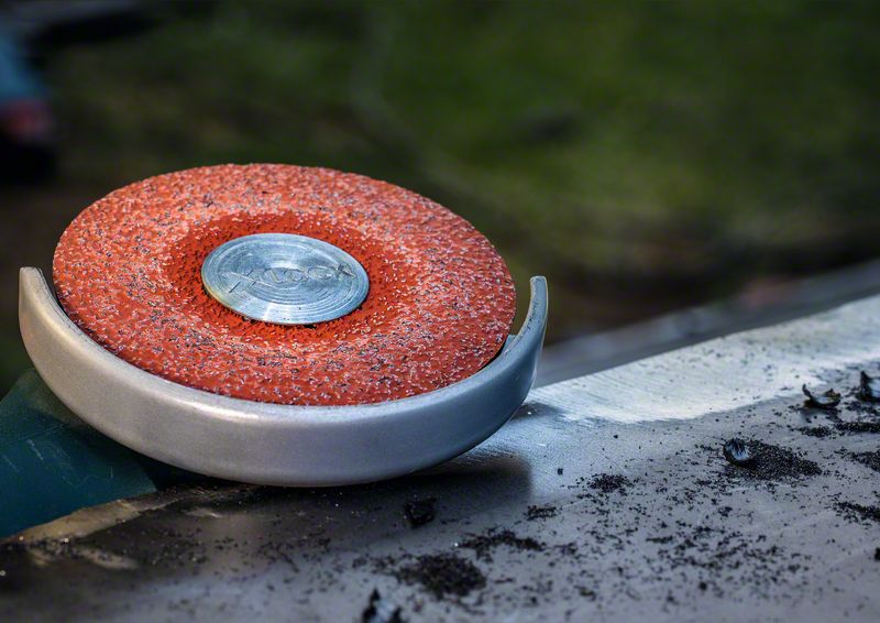 Robert Bosch Power Tools GmbH EXPERT R781 Prisma Ceramic Fibre Disc 180 mm, 22.23 mm, G 80. For large angle grinders with locking nut - Image 18