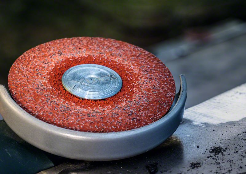 Robert Bosch Power Tools GmbH EXPERT R781 Prisma Ceramic Fibre Disc 180 mm, 22.23 mm, G 60. For large angle grinders with locking nut - Image 20