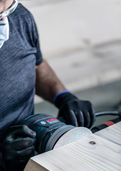 Robert Bosch Power Tools GmbH EXPERT M480 Sanding Net for Random Orbital Sanders 125 mm, G 240 5-pc. For random orbital sanders - Image 12