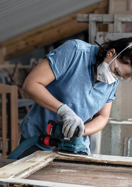 Robert Bosch Power Tools GmbH EXPERT C470 Sandpaper with 8 holes for Orbital Sanders 93 x 230 mm, G 320 10-pc. For orbital sanders - Image 10