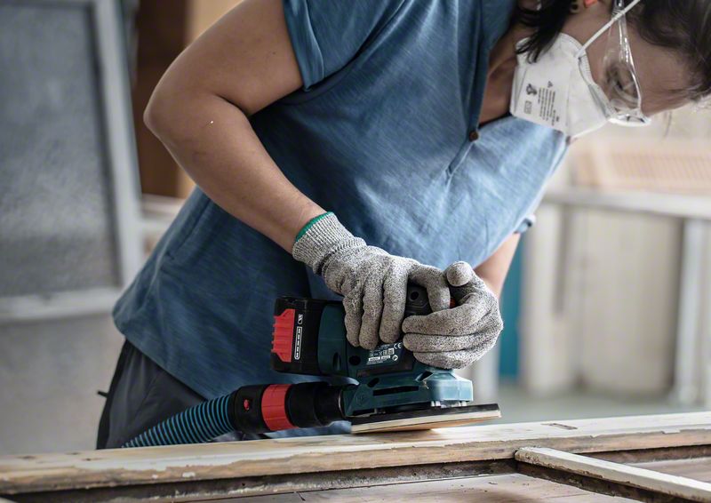 Robert Bosch Power Tools GmbH EXPERT C470 Sandpaper with 14 holes for Orbital Sanders 115 x 280 mm, G 180 10-pc. For orbital sanders - Image 11