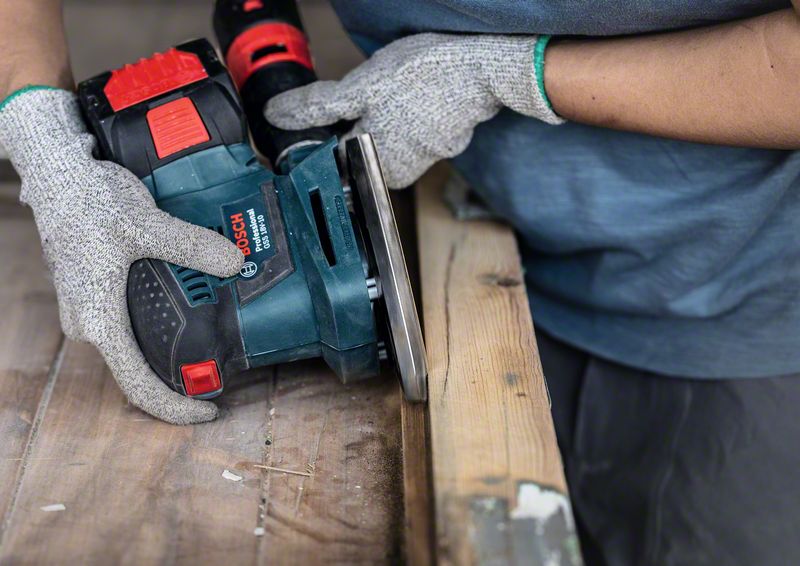 Robert Bosch Power Tools GmbH EXPERT C470 Sandpaper with 6 holes for Orbital Sanders 115 x 107 mm, G 240 10-pc. For orbital sanders - Image 15