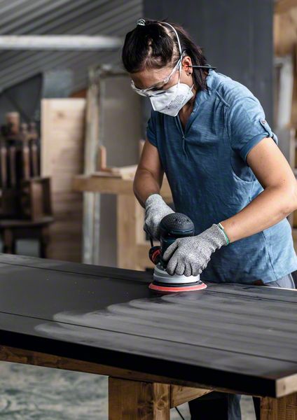 Robert Bosch Power Tools GmbH EXPERT Multihole Backing Pads Universal 125 mm, Soft. For random orbital sanders - Image 11