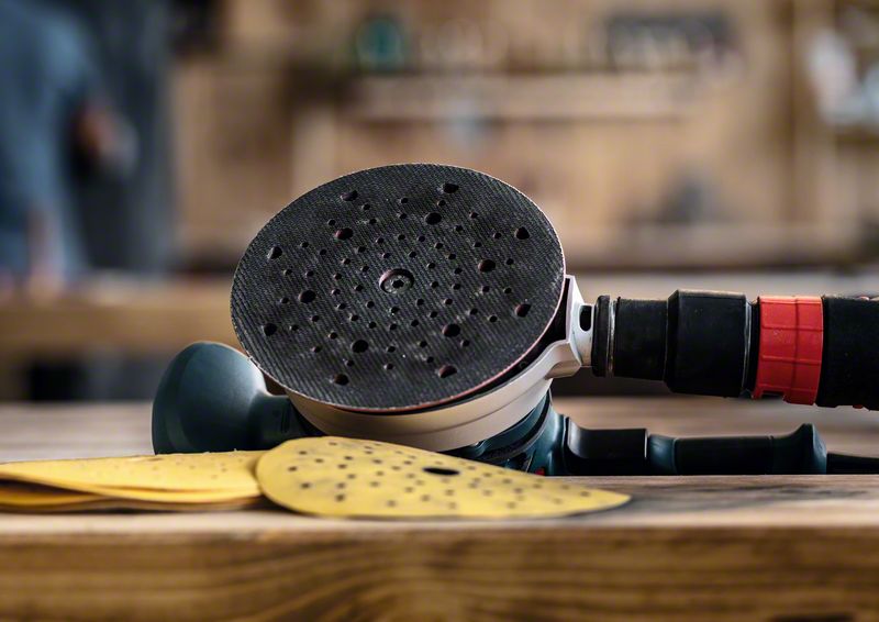 Robert Bosch Power Tools GmbH EXPERT Multihole Backing Pads Universal 125 mm, Hard. For random orbital sanders - Image 13