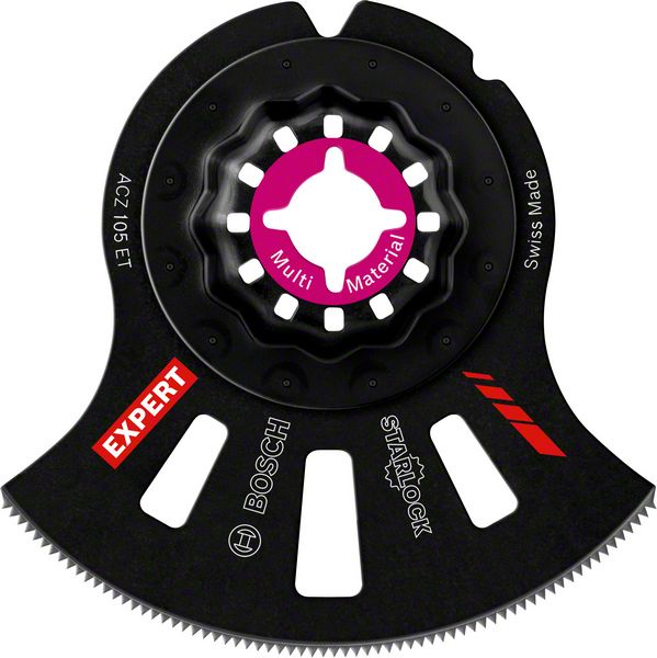 Robert Bosch Power Tools GmbH EXPERT MultiMaterial Segment Blade ACZ 105 ET Multitool Blade 5-pc. For oscillating multitools