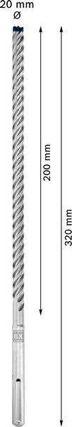Robert Bosch Power Tools GmbH EXPERT SDS max-8X Hammer Drill Bit 18 x 400 x 540 mm. For rotary hammer drills - Image 4