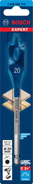 Robert Bosch Power Tools GmbH EXPERT Self Cut Speed Spade Drill Bit 20 x 152 mm. For rotary drills/drivers - Image 3
