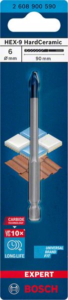 Robert Bosch Power Tools GmbH EXPERT HEX-9 HardCeramic Drill Bit 6 x 90 mm. For rotary drills/drivers - Image 3