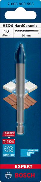 Robert Bosch Power Tools GmbH EXPERT HEX-9 HardCeramic Drill Bit 10 x 90 mm. For rotary drills/drivers - Image 3