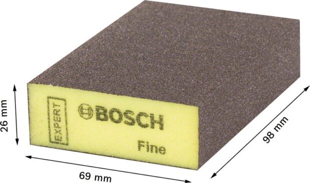 Robert Bosch Power Tools GmbH EXPERT S471 Standard Block 97 x 69 x 26 mm, Fine 20-pc. For hand sanding - Image 3