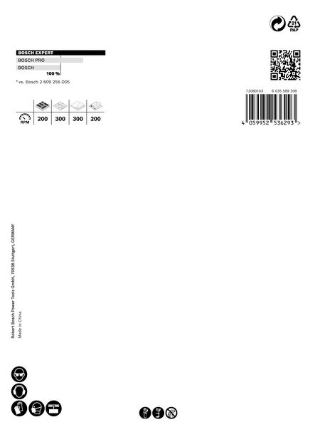 Robert Bosch Power Tools GmbH EXPERT Construction Material Hole Saw 114 x 60 mm. For impact drill/drivers - Image 2