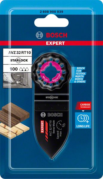 Robert Bosch Power Tools GmbH EXPERT Sanding Finger Fine AVZ 32 RT10 Multitool Sanding Plate 32 x 50 mm. For oscillating multitools - Image 4