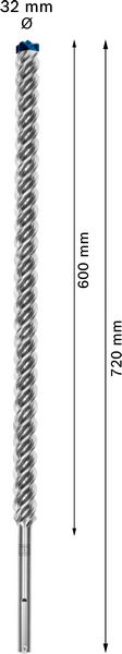 Robert Bosch Power Tools GmbH EXPERT SDS max-8X Hammer Drill Bit 32 x 600 x 720 mm. For rotary hammer drills - Image 4