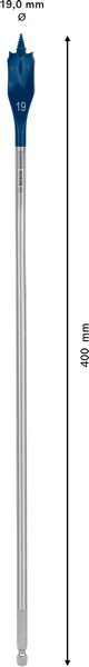 Robert Bosch Power Tools GmbH EXPERT Self Cut Speed Spade Drill Bit 19 x 400 mm. For rotary drills/drivers - Image 4
