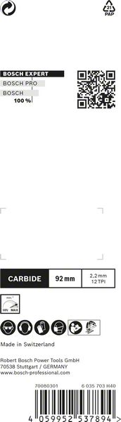 Robert Bosch Power Tools GmbH EXPERT Carbon Fiber Clean T 108 BHM Jigsaw Blade 3-pc. For jigsaws - Image 4