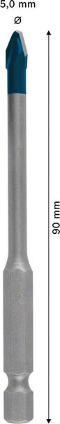 Robert Bosch Power Tools GmbH EXPERT HEX-9 HardCeramic Drill Bit 5 x 90 mm. For rotary drills/drivers - Image 4