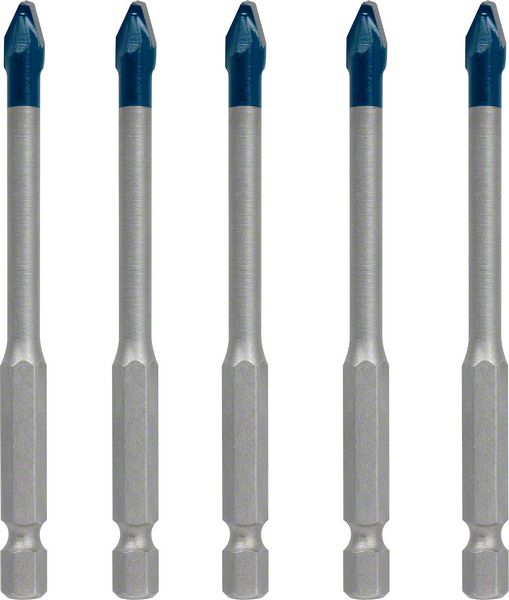 Robert Bosch Power Tools GmbH EXPERT HEX-9 HardCeramic Drill Bit Roof Tile Set 6 mm 5-pc. For rotary drills/drivers