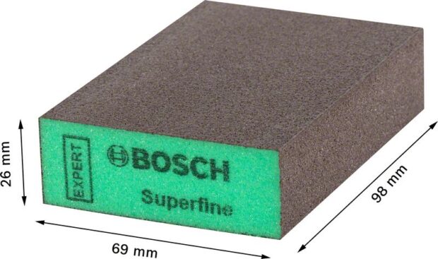 Robert Bosch Power Tools GmbH EXPERT S471 Standard Block 97 x 69 x 26 mm, Super Fine 20-pc. For hand sanding - Image 3