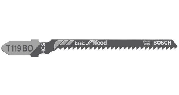 Robert Bosch Power Tools GmbH Jigsaw blade T 119 BO. For jigsaws