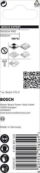 Robert Bosch Power Tools GmbH EXPERT CYL-9 MultiConstruction Drill Bit 12 x 200 x 250 mm. For impact drill/drivers - Image 2