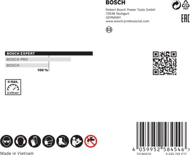 Robert Bosch Power Tools GmbH EXPERT Diamond Pipe Cut Wheel X-LOCK. For small angle grinders - Image 2