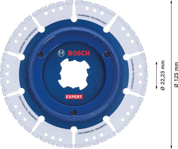 Robert Bosch Power Tools GmbH EXPERT Diamond Pipe Cut Wheel X-LOCK. For small angle grinders - Image 4