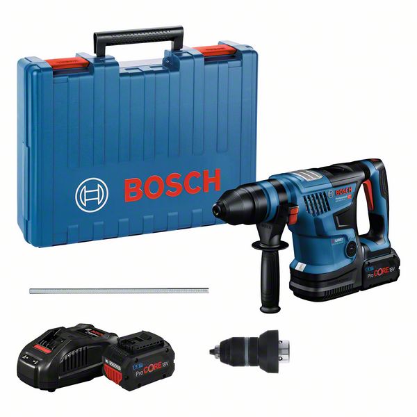 Robert Bosch Power Tools GmbH Cordless Rotary Hammer BITURBO with SDS plus GBH 18V-34 CF