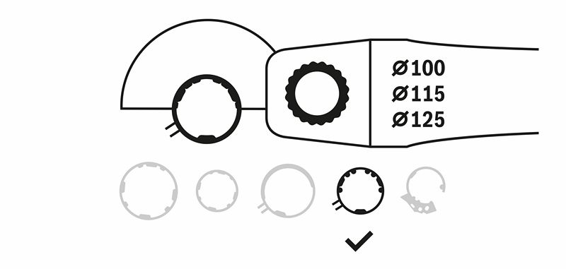 Robert Bosch Power Tools GmbH Protective guard with cover. For large angle grinders with locking nut - Image 3