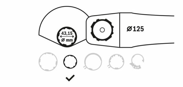 Robert Bosch Power Tools GmbH Grinding Guard 125 mm. For small angle grinders - Image 3