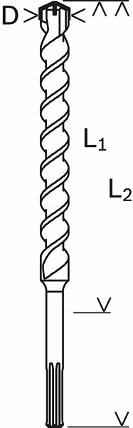 Robert Bosch Power Tools GmbH Hammer drill bit SDS max-4. For rotary hammer drills - Image 9