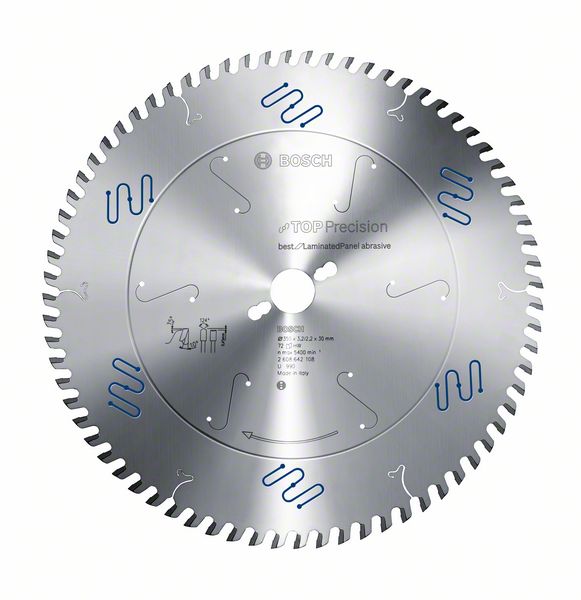 Robert Bosch Power Tools GmbH Top Precision Best for Laminated Panel Abrasive circular saw blade. For vertical panel sizing saws