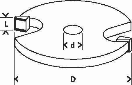 Robert Bosch Power Tools GmbH Slotting cutter, 8 mm, D1 32 mm, L 6 mm, G 51 mm. For hand-held routers - Image 4