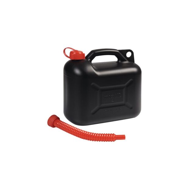 NOW Transport fuel canister  contents 10 l black HD-PE L330xW165xH320 mm