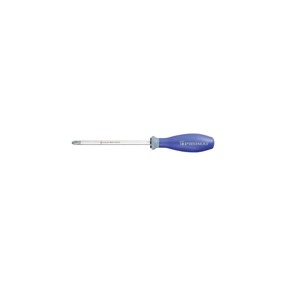 PROMAT Screwdriver size PH 3, blade length 150 mm 3-component handle round blade