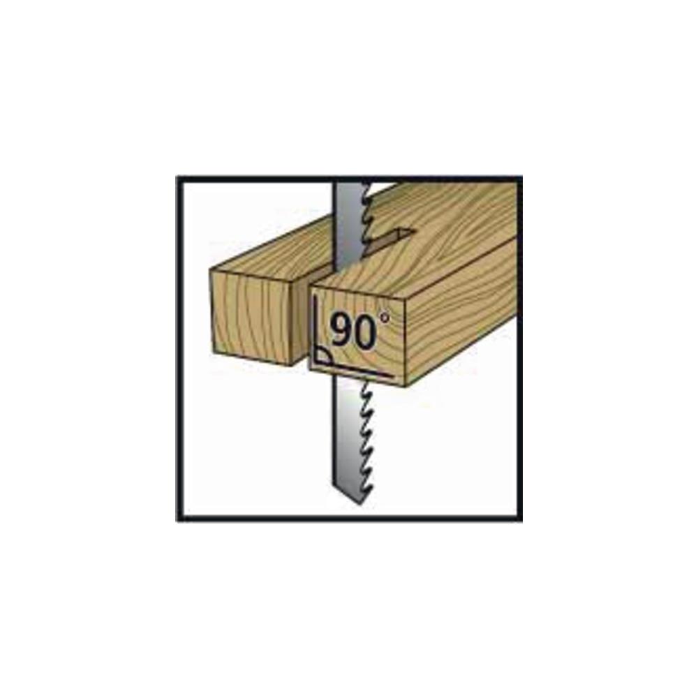 PROMAT Reciprocating saw blade length 150 mm width 25 mm serration TPI 10/14 2.5/1.8 mm milled, ripped - Image 6