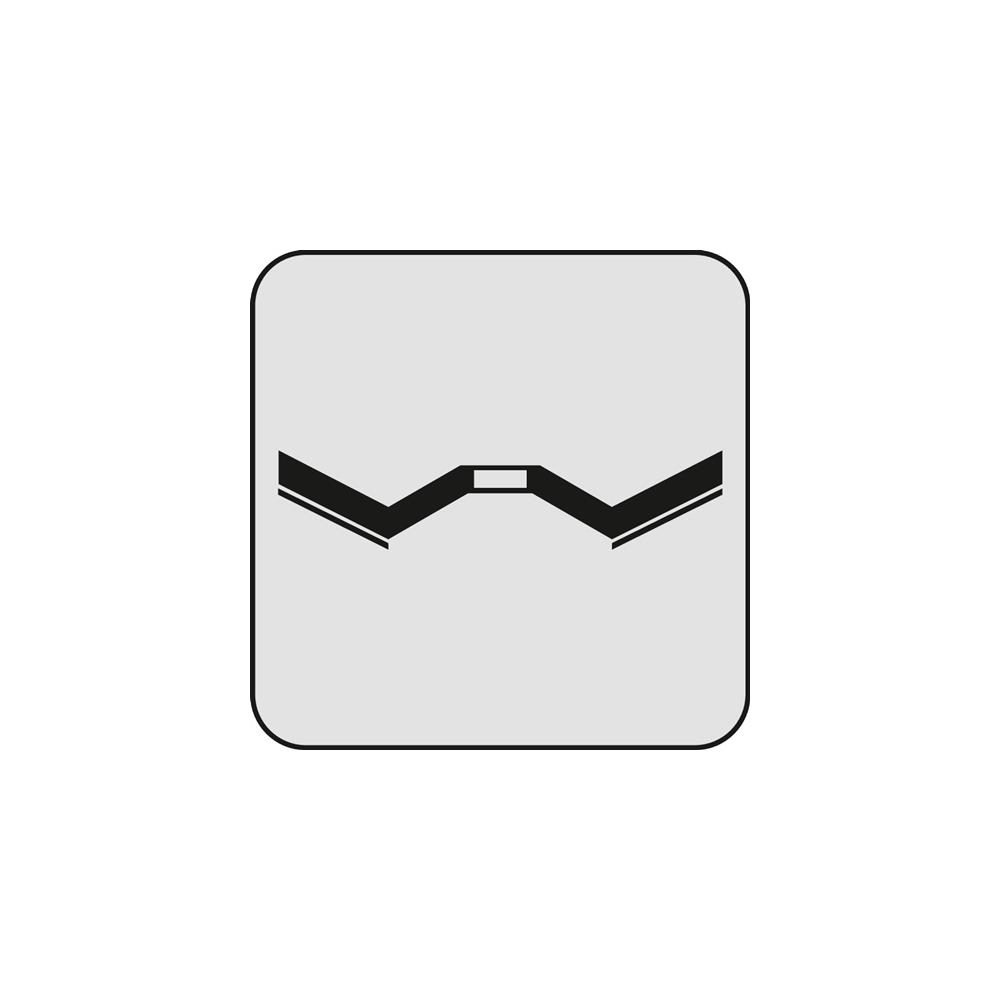 KLINGSPOR Fan-type disc SMT 626 Supra dm 115 mm granulation 60 6 deg conical stain. steel zirconium corundum - Image 2