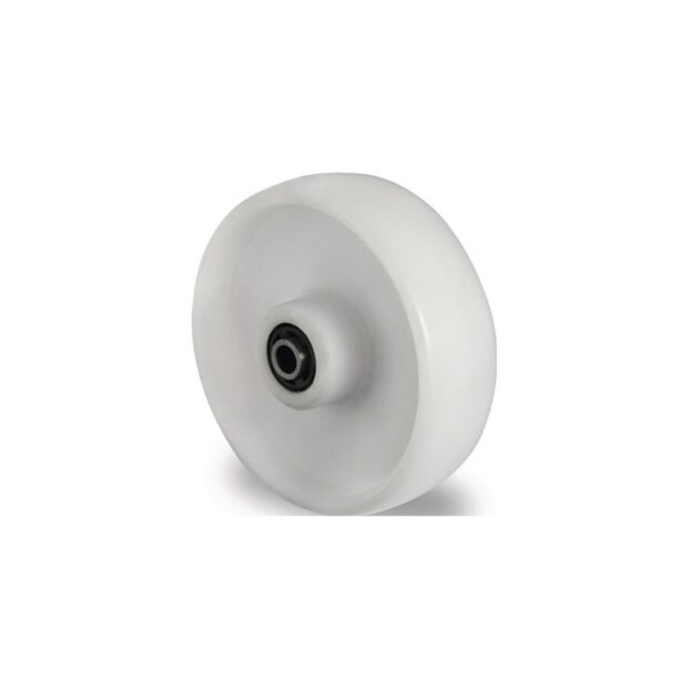 PROMAT Spare wheel  wheel dm 150 mm load cap. 300 kg polyamide, white axle dm 20 mm hub length 59 mm