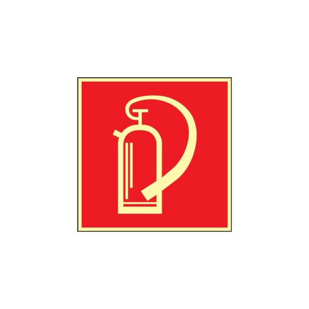 Fire safety symbol BGV A8 L148xW148 mm fire extinguisher film