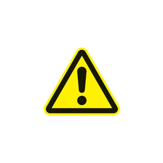 Warning symbol ASR A1.3/DIN EN ISO 7010 200 mm hazard warning film