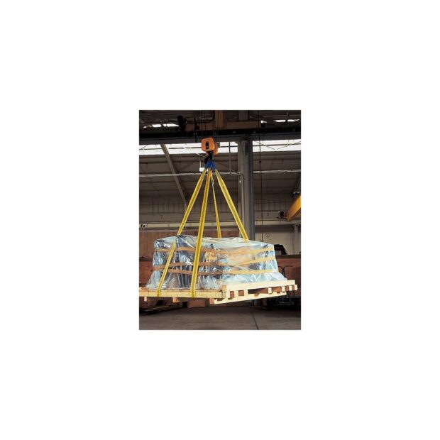 DOLEZYCH Lifting sling DIN EN 1492-1 length 3 m green load-bearing cap. single 2000 kg - Image 2