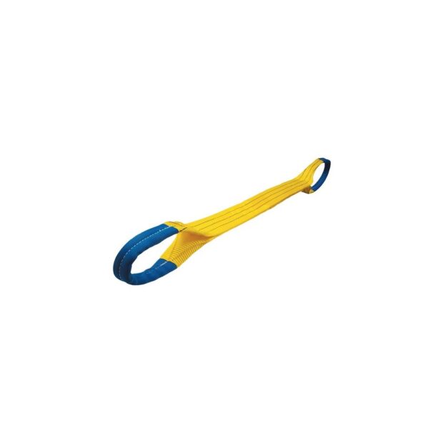 DOLEZYCH Lifting sling DIN EN 1492-1 length 6 m grey load-bearing cap. single 4000 kg