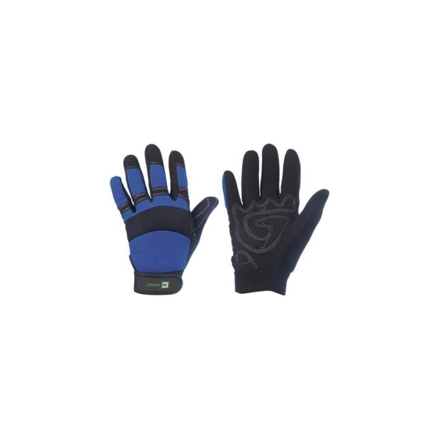 ELYSEE Synthetic leather glove Master size 11 black/blue Synthetic leather EN 388 PPE category II