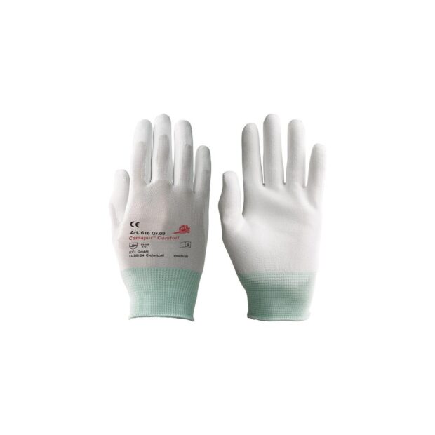 HONEYWELL Glove Camapur Comfort 616 size 8 white EN 388 PPE category II polyamide Trikot with polyurethane