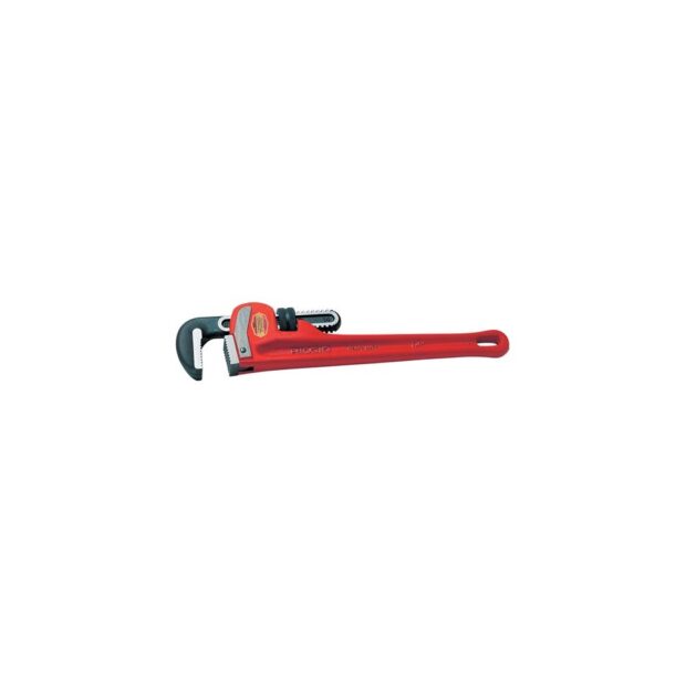 RIDGID Pipe wrench  overall L 600 mm clamping W 80 mm for pipe 3 inch cast