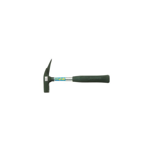 PROMAT Roofing hammer DIN 7239 head weight 600 g with magnet roughened steel pipe, painted black