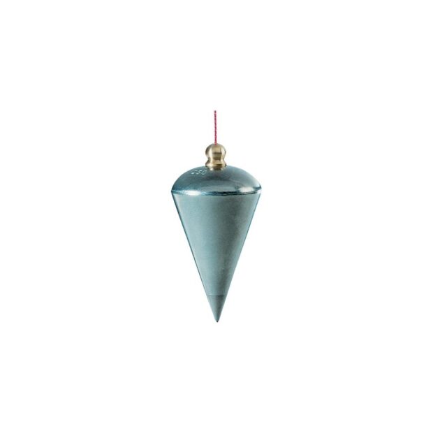 Plumb bob  200 g pear shape die-cast zinc